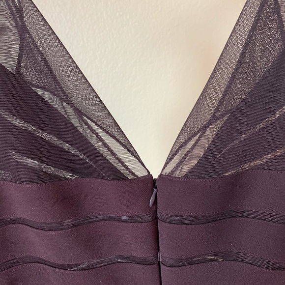 Dress eggplant color Eliza J size 4 - Picture 4 of 8